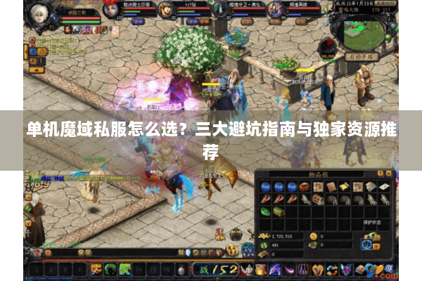 单机魔域私服怎么选？三大避坑指南与独家资源推荐