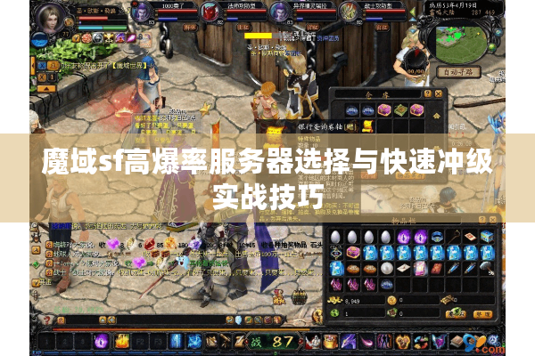 魔域sf高爆率服务器选择与快速冲级实战技巧
