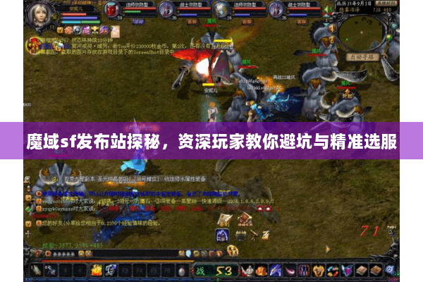 魔域sf发布站探秘，资深玩家教你避坑与精准选服