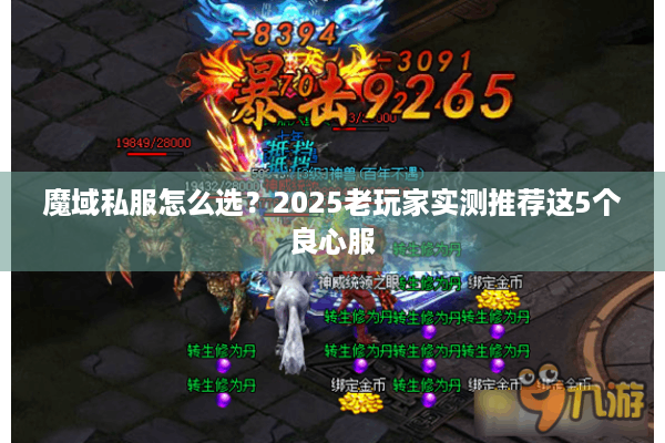 魔域私服怎么选？2025老玩家实测推荐这5个良心服