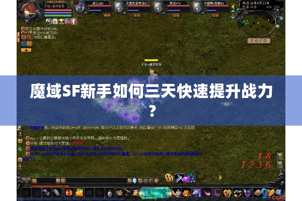 魔域SF新手如何三天快速提升战力？