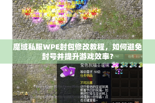 魔域私服WPE封包修改教程，如何避免封号并提升游戏效率？